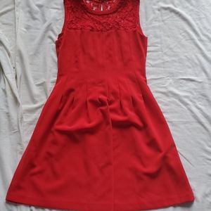 Red Sleeveless Dress